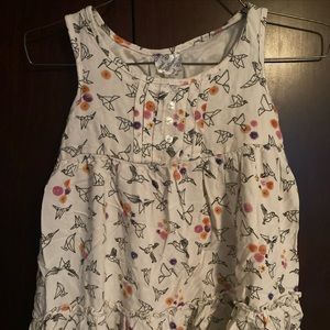 Cute girls dress D-Signed by Disney with birds & flowers Sz Small (7/8)